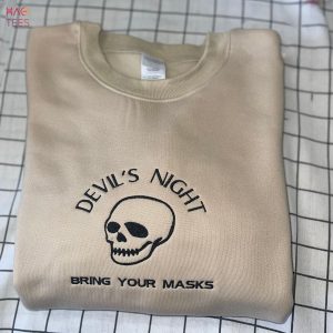 Devil’s Night Embroidered Corrupt Devil’s Night Merch Devil’s Night Series By Penelope Douglas Four Horsemen Bookish Merch Shirt