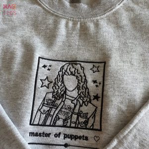 Eddie Munson Embroidered Metallica Master Of Puppets Shirt