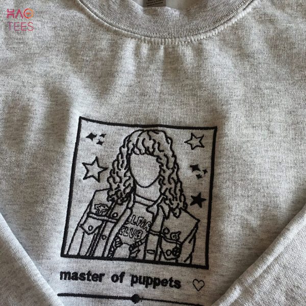 Eddie Munson Embroidered Metallica Master Of Puppets Shirt