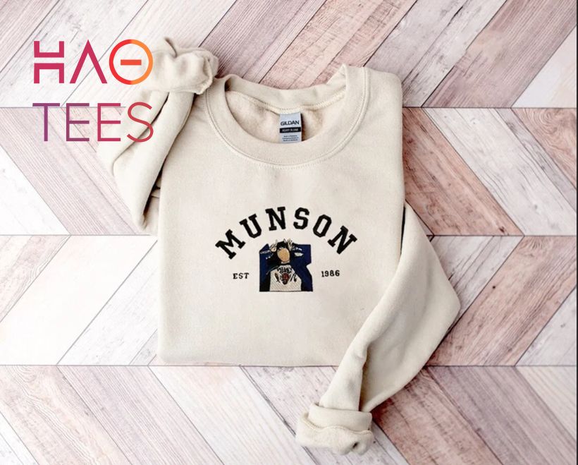 Eddie Munson Inspired Embroidered Crewneck Strangers Thing Embroidered Shirt Eddie Munson Inspired Embroidered Crewneck Strangers Thing Embroidered Shirt
