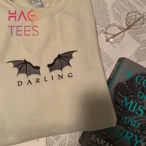 Embroidered Acotar Bat Boys Crewneck A Court Of Mist And Fury Sarah J Maas Velaris Night Court Gift Rhysand Shirt