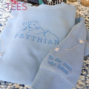 Embroidered ACOTAR Crewneck A Court of Mist and Fury Sarah J Maas Velaris Night Court Shirt