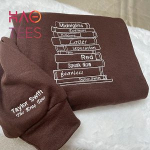 Embroidered Era’s Vintage Style Y2K Style Embroidered Crewneck Tour Shirt
