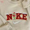 Embroidered Grinch Christmas Grinch Gift for Her Gift for Him Grinch Shirt