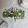 Embroidered Grinch Christmas Grinch Gift for Her Gift for Him Grinch Shirt Embroidered Grinch Christmas Grinch Gift for Her Gift for Him Grinch Shirt