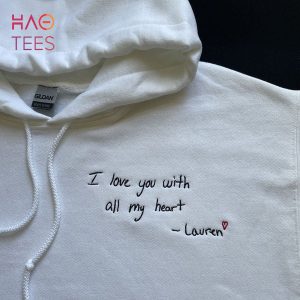 Embroidered Handwriting Sweatshirt