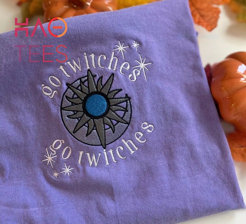 Go Twitches Halloween Embroidered Unisex Shirt Go Twitches Halloween Embroidered Unisex Shirt