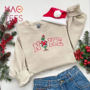 Grinch Embroidered Grinch Embroidered Grinch Xmas Embroidery Grinch Vintage Funny The Grinch Xmas Shirt