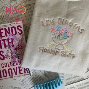 It Ends With Us Lily Bloom’s Floral Shop Embroidered Shirt