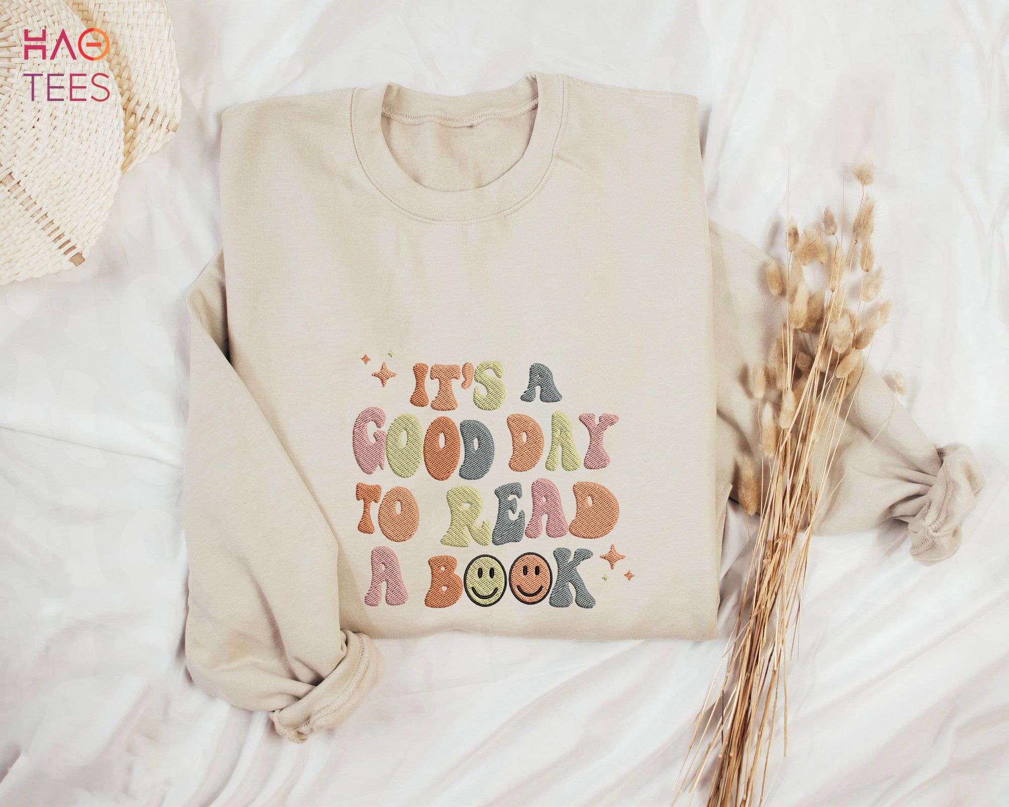 Its A Good Day To Read A Book Embroidered Bookish Librarian Teacher Gifts Literature Book Shirt