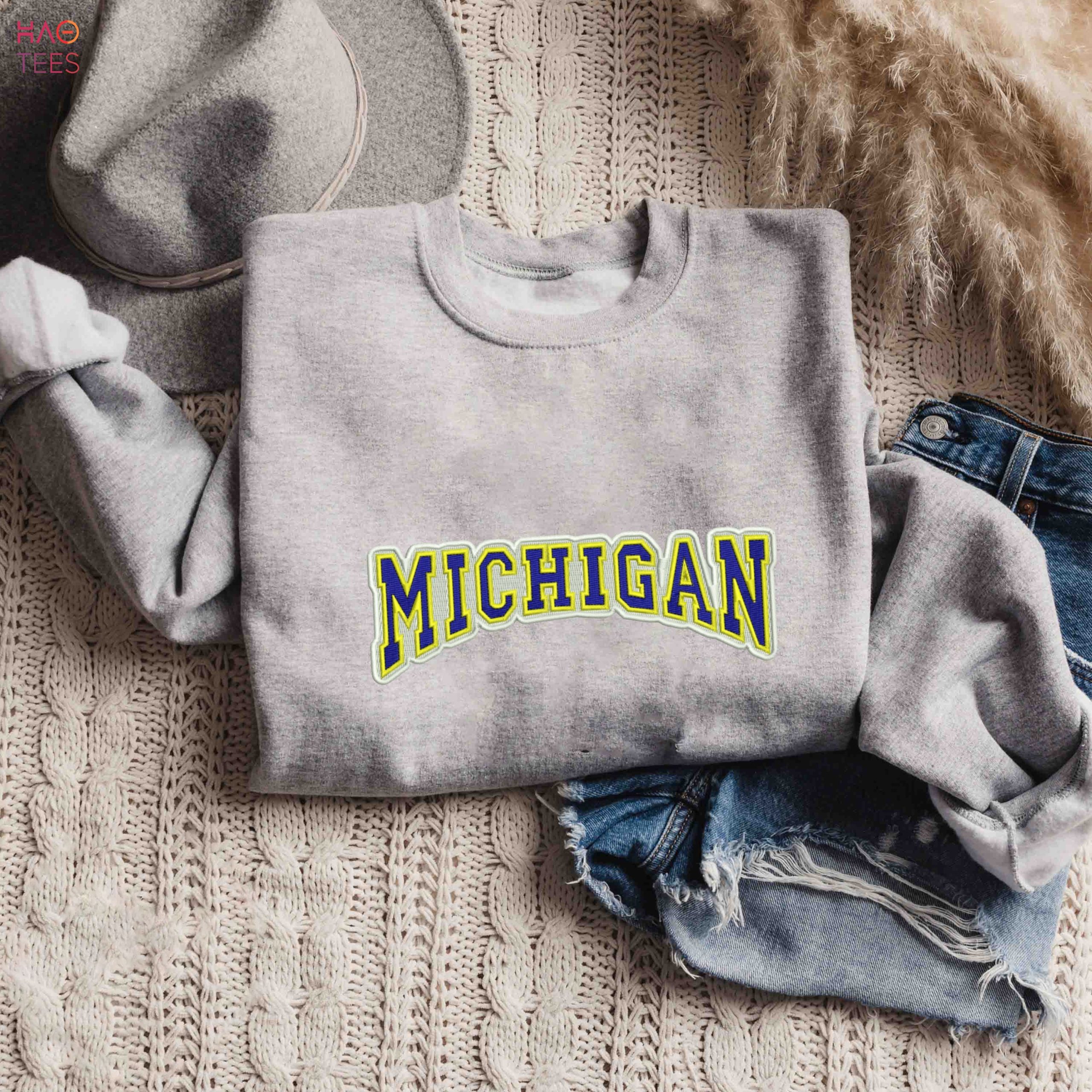 Michigan Embroidered Michigan For Women Embroidered Women Michigan Gifts Shirt Michigan Embroidered Michigan For Women Embroidered Women Michigan Gifts Shirt
