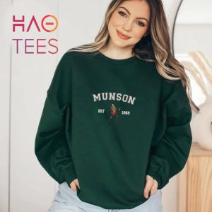 Munson Est 1965 Embroidered Eddie Fan Inspired ST4 Crewneck Eddie Embroidered Gift For Fan Shirt