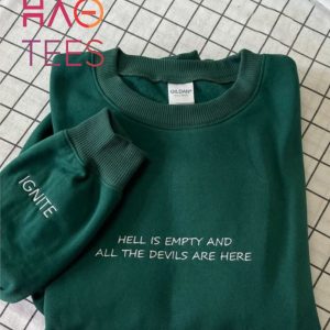 Shatter Me inspired Aaron Warner Embroidered Shirt