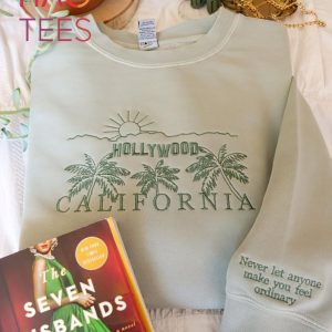 The Seven Husbands Of Evelyn Hugo Inspired Embroidered CrewneckTaylor Jenkins Reid Merch Booktok Evelyn Hugo Shirt The Seven Husbands Of Evelyn Hugo Inspired Embroidered CrewneckTaylor Jenkins Reid Merch Booktok Evelyn Hugo Shirt