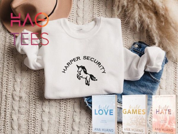 Twisted Series Merch Ana Huang Twisted Love Embroidered Booktok Crewneck Christian Harper Security Bookish Shirts