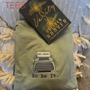 Verity COHO Booktok Merch Book Book Gifts Verity Embroidered Shirt