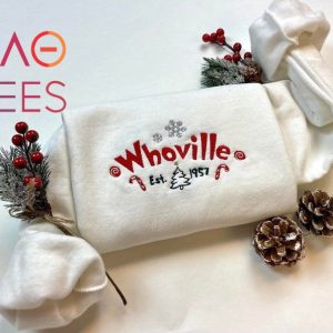 Whoville Embroidered Christmas Santa Claus Crewneck Whoville Sweater The Grinch Grinch Sweatshirt Whoville University Grinch Christmas Shirt Whoville Embroidered Christmas Santa Claus Crewneck Whoville Sweater The Grinch Grinch Sweatshirt Whoville University Grinch Christmas Shirt