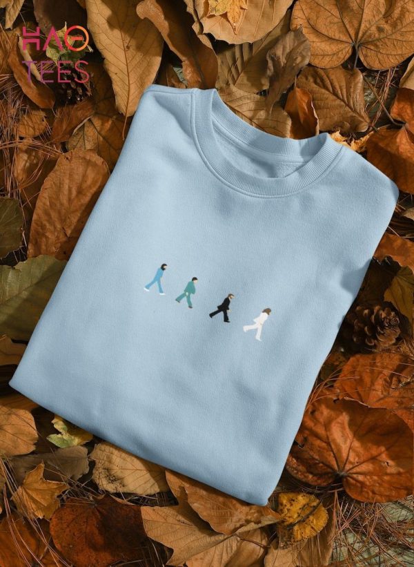 Abbey Road The Beatles Embroidery Unisex Abbey Road Crewneck Cute Embroidered Shirt