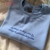 Custom Dog Embroidered Sweatshirt Limited Edition