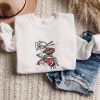 Anime Embroidered Anime Swoosh Anime Crewneck Shirt