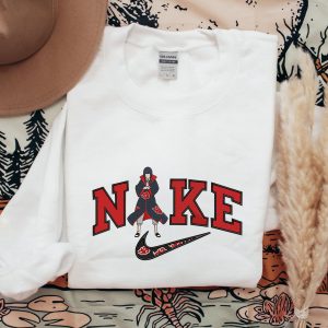 Anime Embroidered Shirts Uchiha Itachi Anime Embroidered Shirt