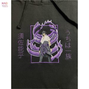 Anime Sasuke Uchiha Embroidered Shirt