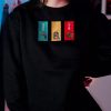 Anime Swoosh Embroidered Anime Anime Embroidered Anime Embroidered Crewneck Unisex Crewneck Shirt