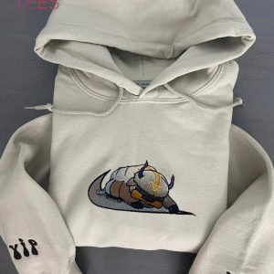 Appa Avatar Embroidered Bison Custom Design Yip Yip Appa Shirt – XN11