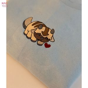 Avatar Pappa Appa Flying Bison Embroidered Shirt