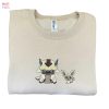 Avatar Pappa Appa x Totoro Embroidered Crewneck Flying Bison Custom Design Anime Embroidery Cute Fall Autumn Shirt
