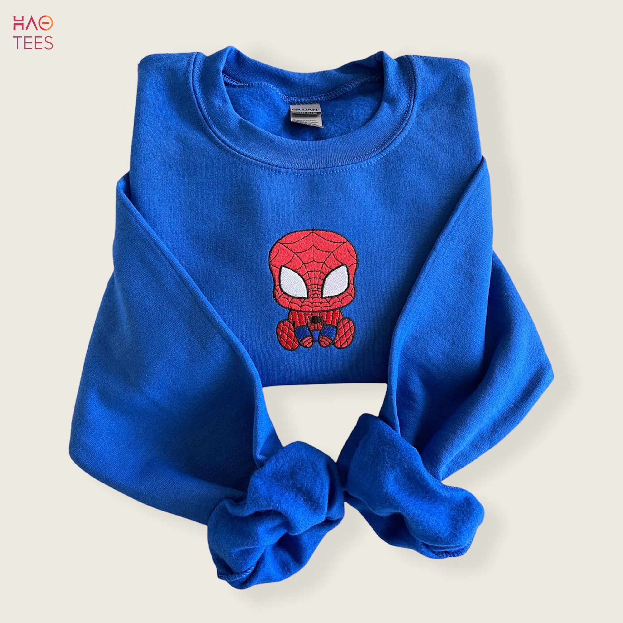 Baby Spiderman Embroidered Spider-man Crewneck Marvel Gift Marvel Mcu Shirt
