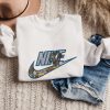 Basketball Player Embroidered Crewneck Custom Brand Sport Embroidered Shirt