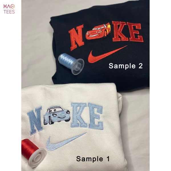Car Mcqueen Hoodie Embroidery Cars Mcqueen Sally Couple Disney Lightning Mcqueen Cars Lightning Mcqueen Shirt