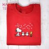 Christmas Crewneck Holiday Christmas Embroidered Gingerbread Santa Christmas Gift Shirt
