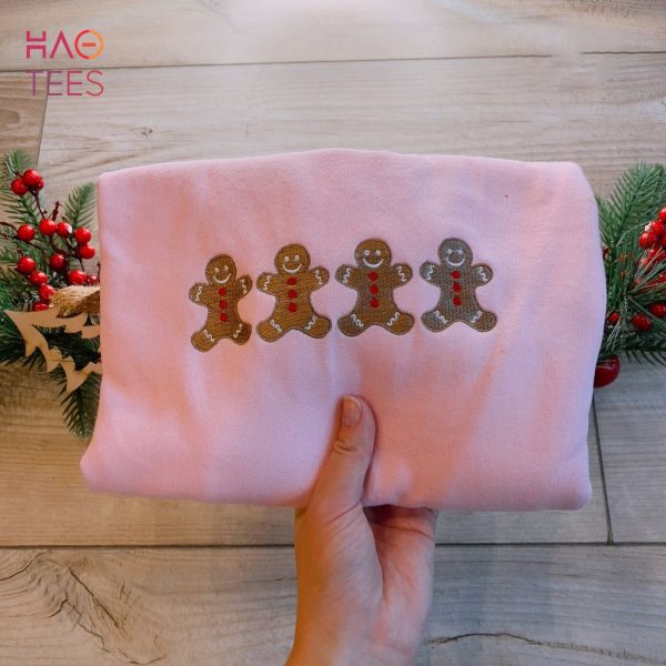 Christmas Gingerbread Embroidered Crewneck Christmas Crewneck Christmas Gingerbread Shirt