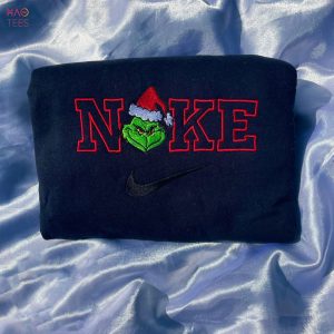 Christmas Grinch Embroidered Shirt