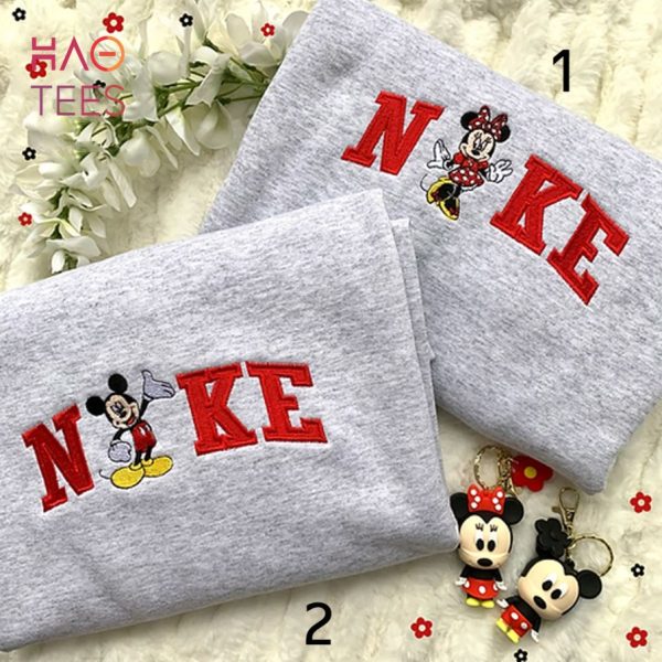 Christmas Mickey Embroidered For The Whole Family Adults Kids And Toddler Long Sleeve Santa Disneyland Disney World Shirt
