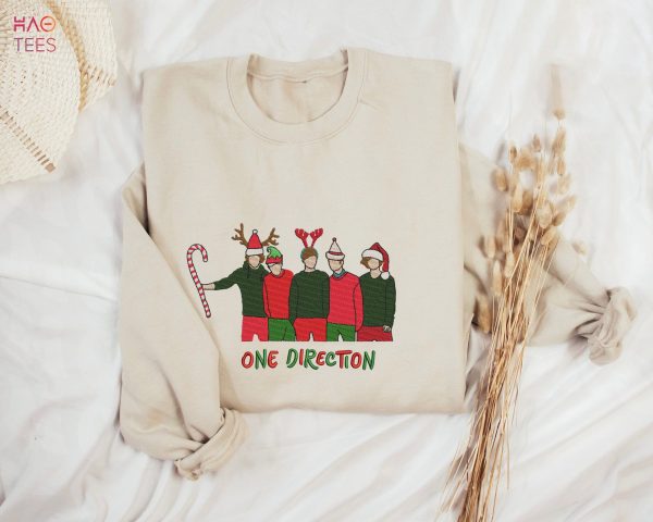 Christmas One Direction Embroidery One Direction Christmas One Direction Merch 1D Gift Gift For Fan 1D Shirt