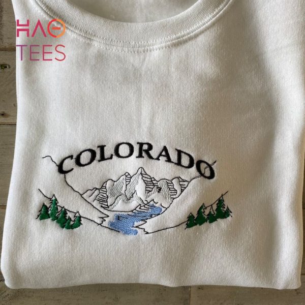 Colorado Embroidered Colorado Vintage Colorado Mountain Shirt