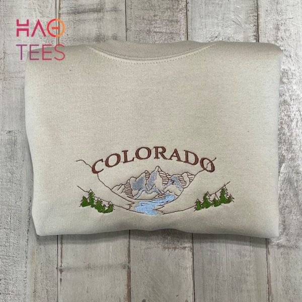 Colorado Embroidered Colorado Vintage Colorado Mountain Shirt