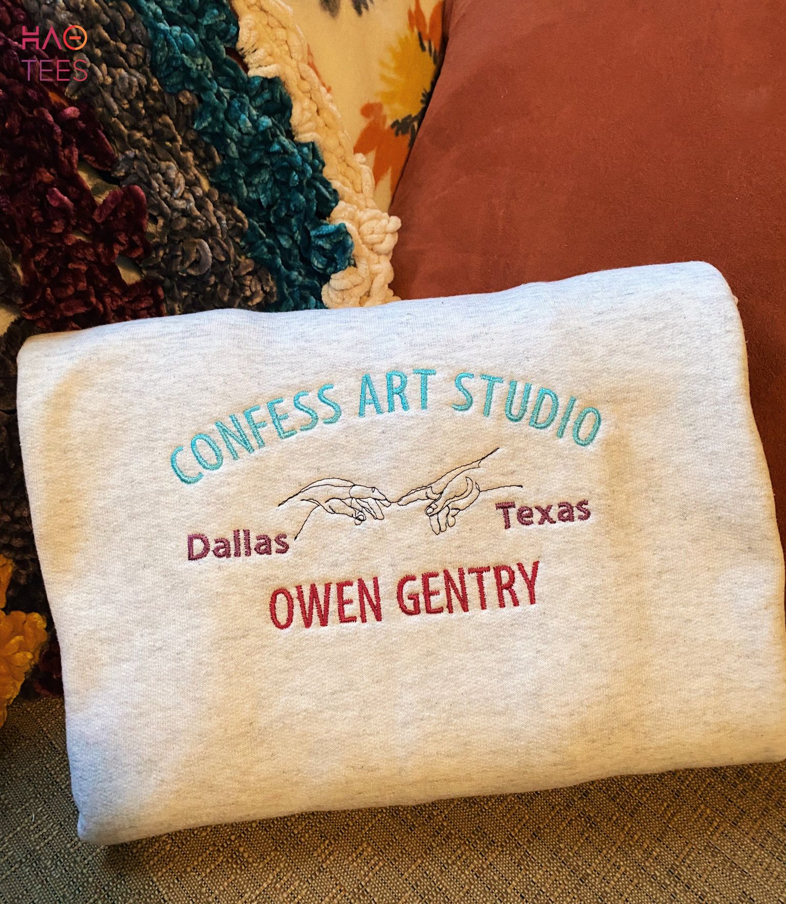 Confess Art Studio Embroidered Shirt