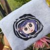 Coraline With Cat Coraline Embroidered Crewneck Christmas Spooky Season Coraline Christmas Gift Coraline Shirt