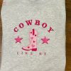 Cowboy Embroidered Sweatshirt Shirt
