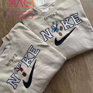 Cuphead And Mugman Embroidered Cuphead Don’t Deal With The Devil Personalized Couple Valentine’s Day Couple Matching Shirt