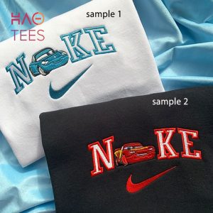 Custom Car Mcqueen Hoodie Embroidery Cars Mcqueen Sally Couple Disney Lightning Mcqueen Cars Lightning Mcqueen Shirt