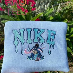 Custom EEYORE Eeyore Crewneck Vintage Embroidered Shirt