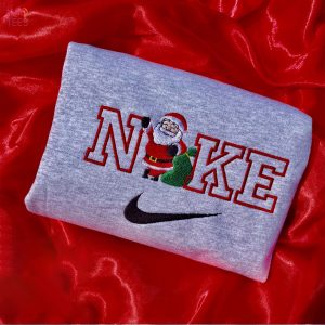Custom Santa Embroidered Christmas Trending Winter Shirt
