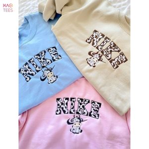 Customized Embroidered Crewneck Customized Embroidered Vintage Cow Print Embroidered Mommy & Me Shirt
