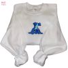 Cute Totoro Embroidered Crewneck Anime Themed Pullover Gift Shirt