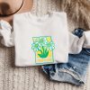 Daisy Embroidered Crewneck Lovely Daisy Floral Gifts For Her Shirt